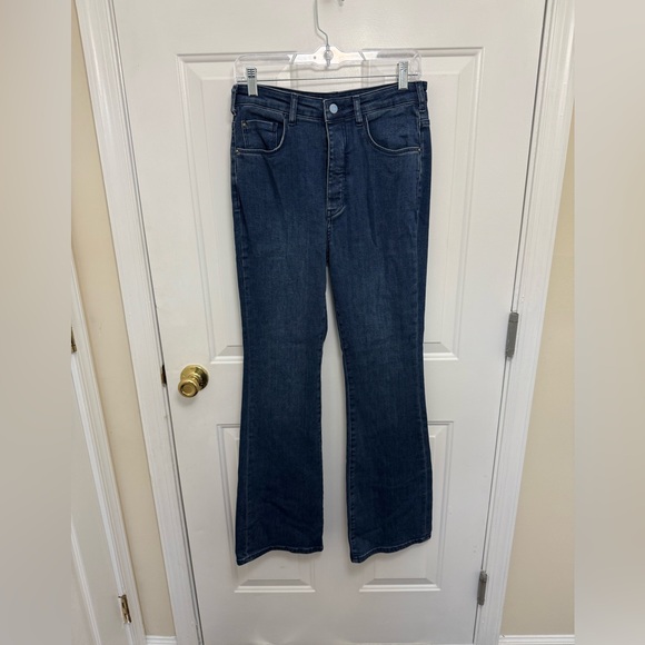 Women’s Anthropologie Pilcro The Icon Bootcut Jeans Button Fly Size 29 - Picture 1 of 8